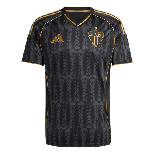 Camisa Atlético Mineiro Home 25/26 s/n° Torcedor Adidas Masculina  - Preta