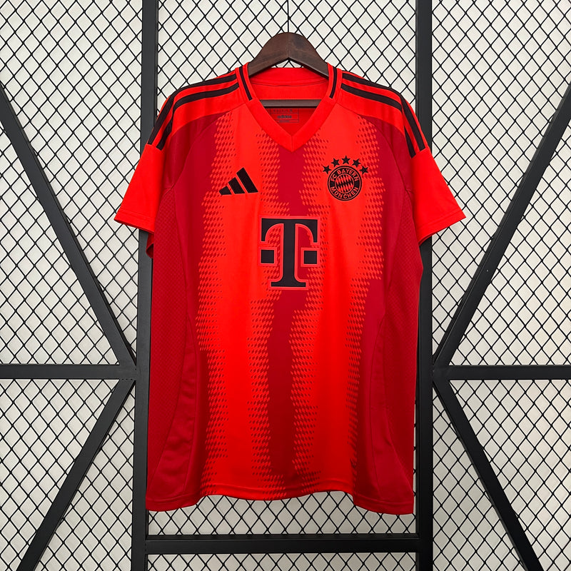 Camisa Bayern de Munique Home 24/25 s/n° Torcedor Adidas Masculino - Vermelho