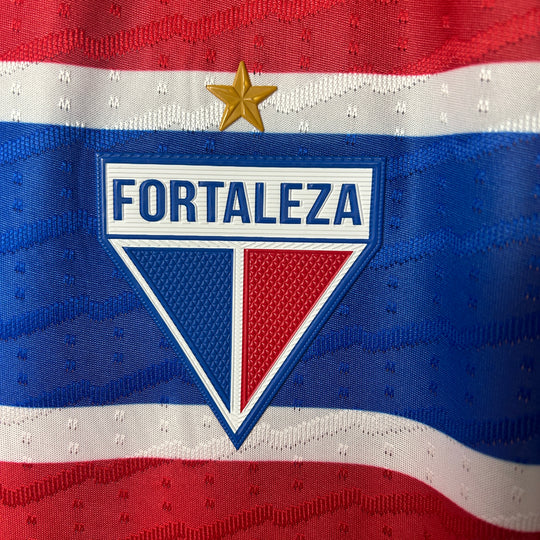 Camisa Fortaleza 25/26 Torcedor Volt Masculina - Vermelha e Azul
