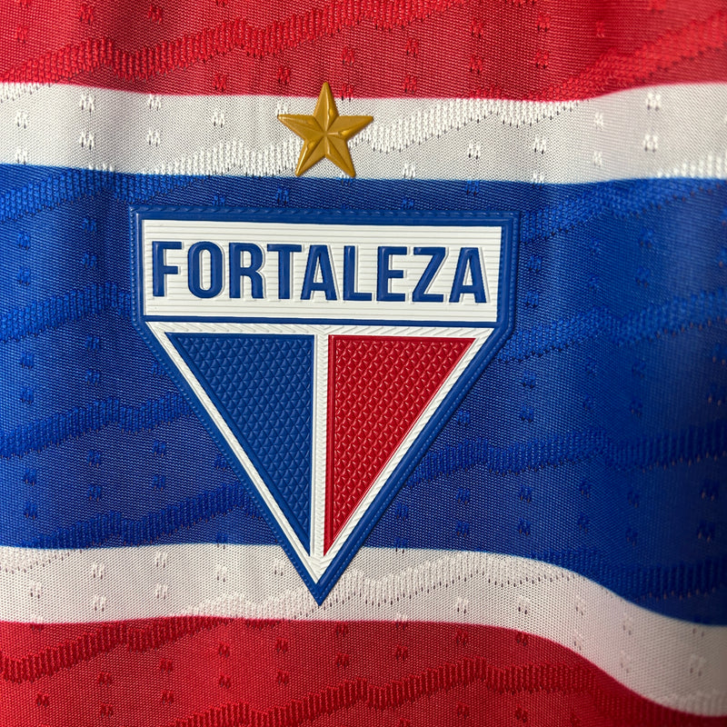 Camisa Fortaleza 25/26 Torcedor Volt Masculina - Vermelha e Azul