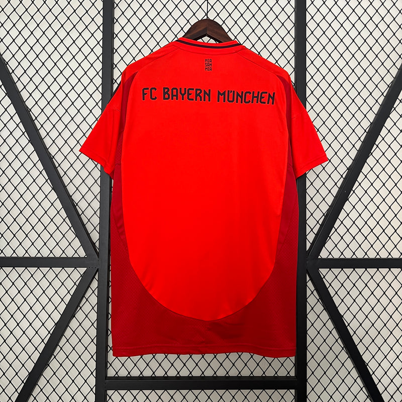 Camisa Bayern de Munique Home 24/25 s/n° Torcedor Adidas Masculino - Vermelho