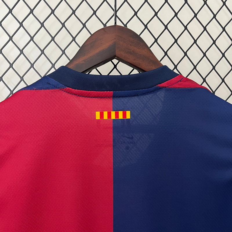 Camisa Barcelona Home 24/25 s/n° Torcedor Nike Feminina - Azul e Grená