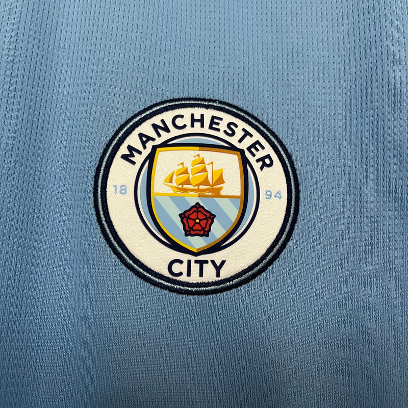 Camisa Manchester City Home 24/25 Torcedor Puma Masculina - Azul Claro