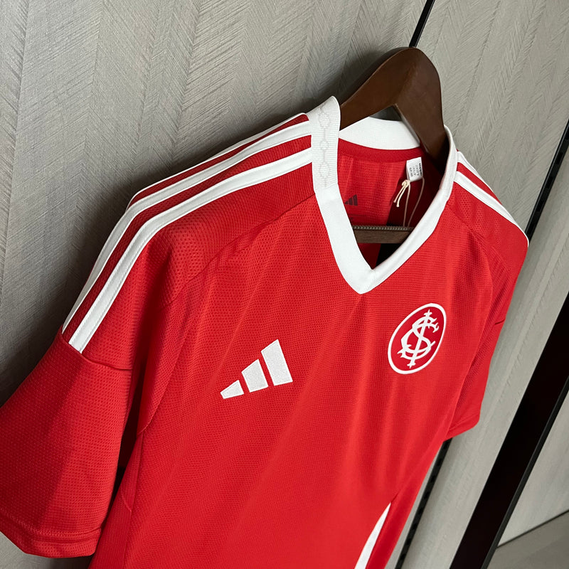 Camisa Internacional Home 25/26 Torcedor Adidas Masculina - Vermelha e Branca