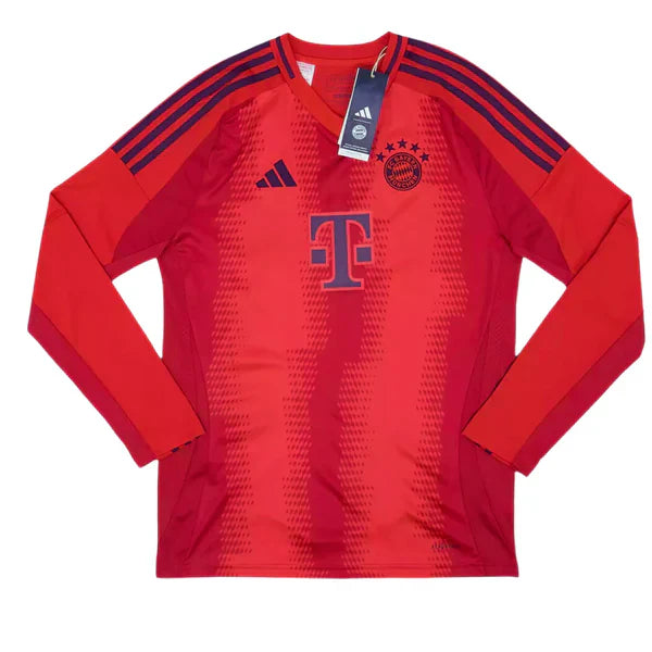 Camisa Bayern de Munique 24/25 Home - manga longa - adidas - vermelha