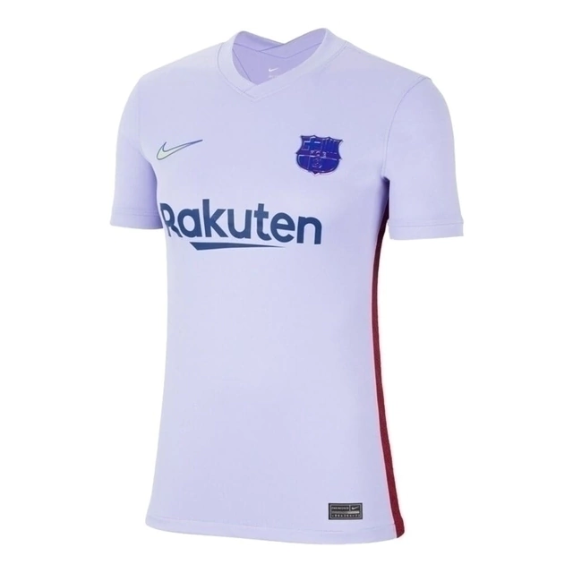 Camisa Barcelona Away 21/22 s/n° Torcedor Nike Feminina - Roxa