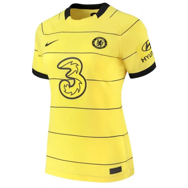 Camisa Chelsea Away 21/22 s/n° Torcedor Feminina - Amarela