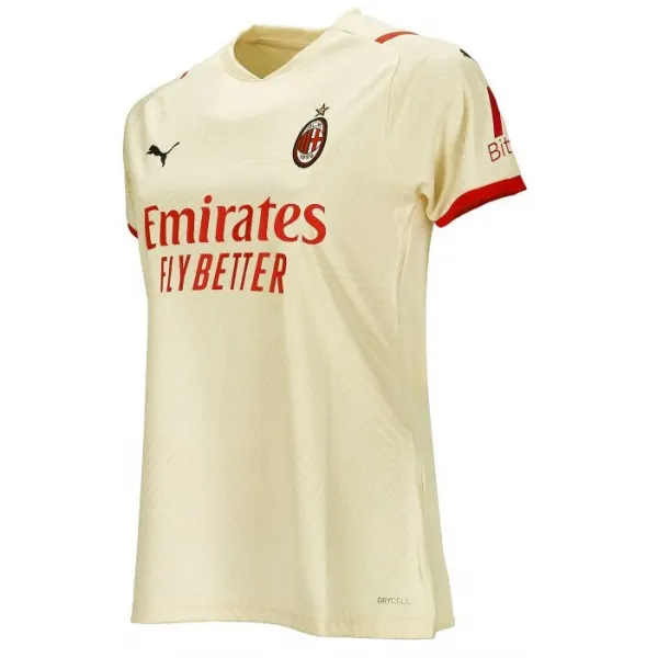 Camisa Milan Away 21/22 s/n° Torcedor Feminina - Bege