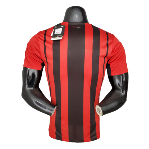 Camisa Milan 21/22 - Vermelha e Preta - Puma - Masculino Jogador