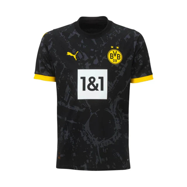 Camisa Borussia Dortmund Away 23/24 s/n° Torcedor Masculino - Preto