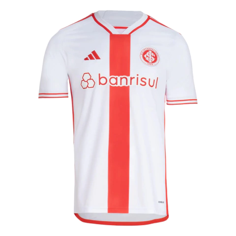 Camisa Internacional Away 24/25 s/n° Torcedor Adidas Masculina - Branca e Vermelha
