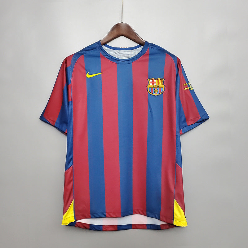 Camisa Barcelona Retrô 2006 Azul e Vermelha - Nike