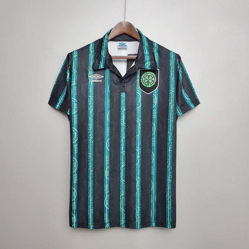 Camisa Celtic Retrô 1992/1993 Preta e Verde - Umbro