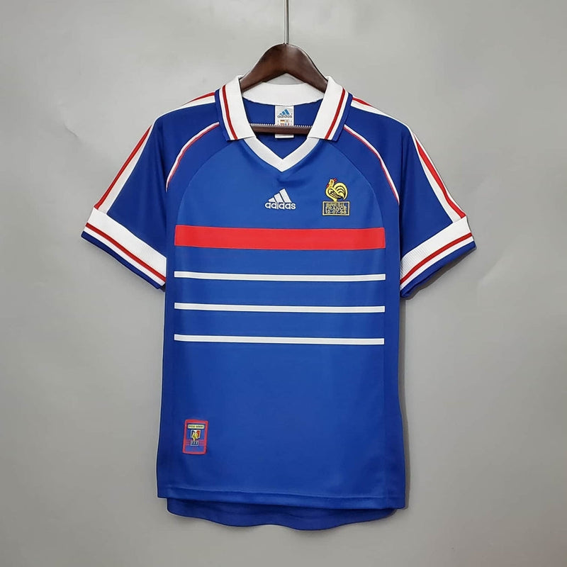 Camisa França Retrô 1998 Azul - Adidas