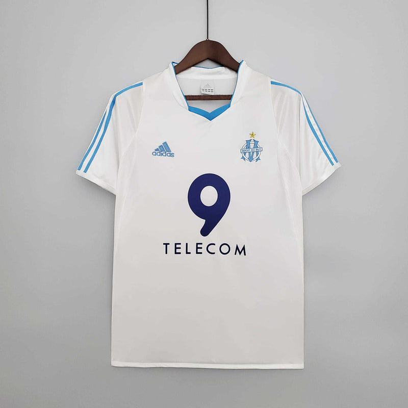 Camisa Marseille Retrô 2002/2003 Branca - Adidas