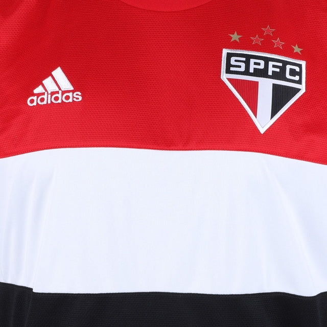 Camisa São Paulo III 21/22 Adidas - Vermelho, Preto e Branco