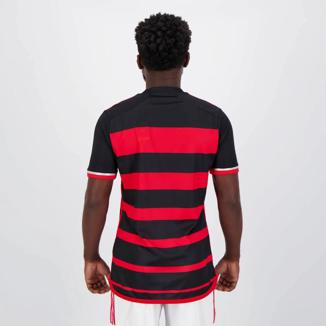 Camisa Flamengo Home 24/25 Torcedor Adidas Masculina - Vermelha e Preta