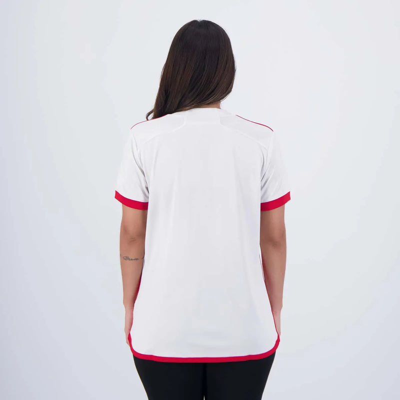 Camisa Flamengo Away 24/25 Torcedor Adidas Feminina - Branca