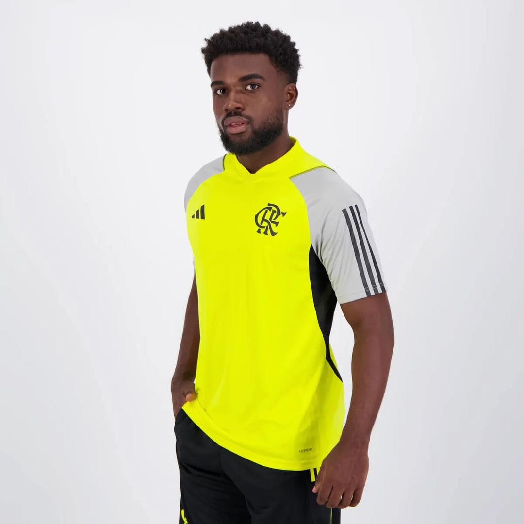 Camisa Flamengo Treino 24/25 Torcedor Adidas Masculina - Amarela