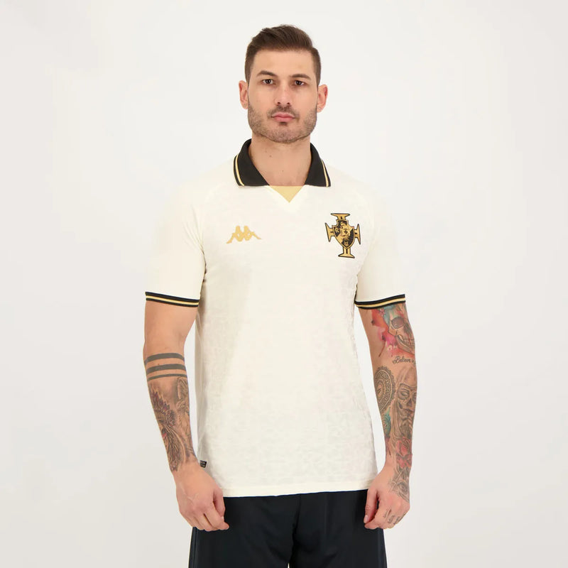 Camisa do Vasco da Gama Third 23/24 s/n Torcedor Masculino - Off White