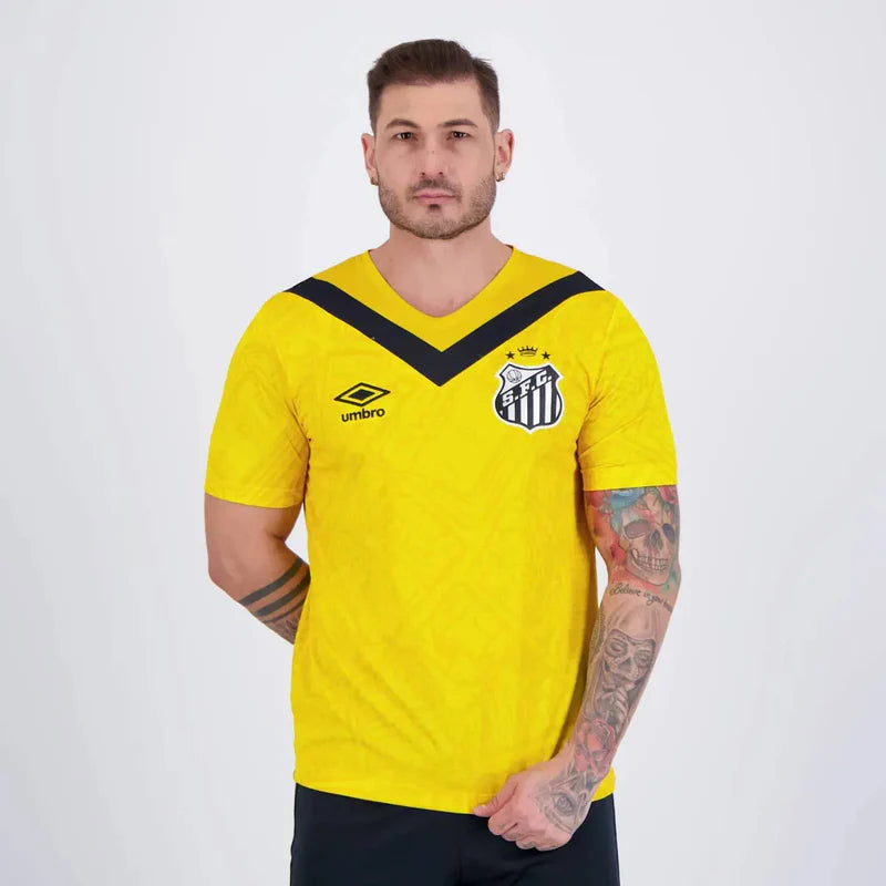 Camisa Santos Third 24/25 Torcedor Umbro - Amarela