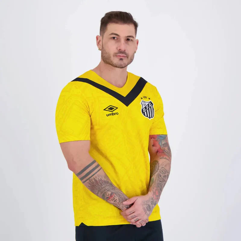 Camisa Santos Third 24/25 Torcedor Umbro - Amarela