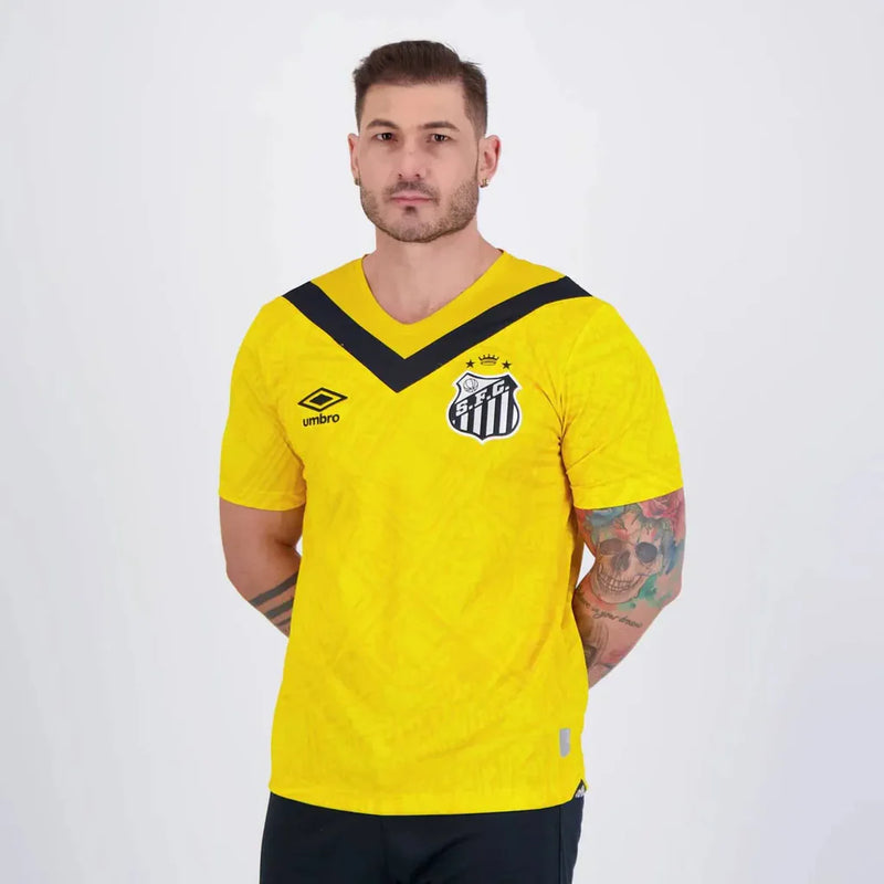 Camisa Santos Third 24/25 Torcedor Umbro - Amarela
