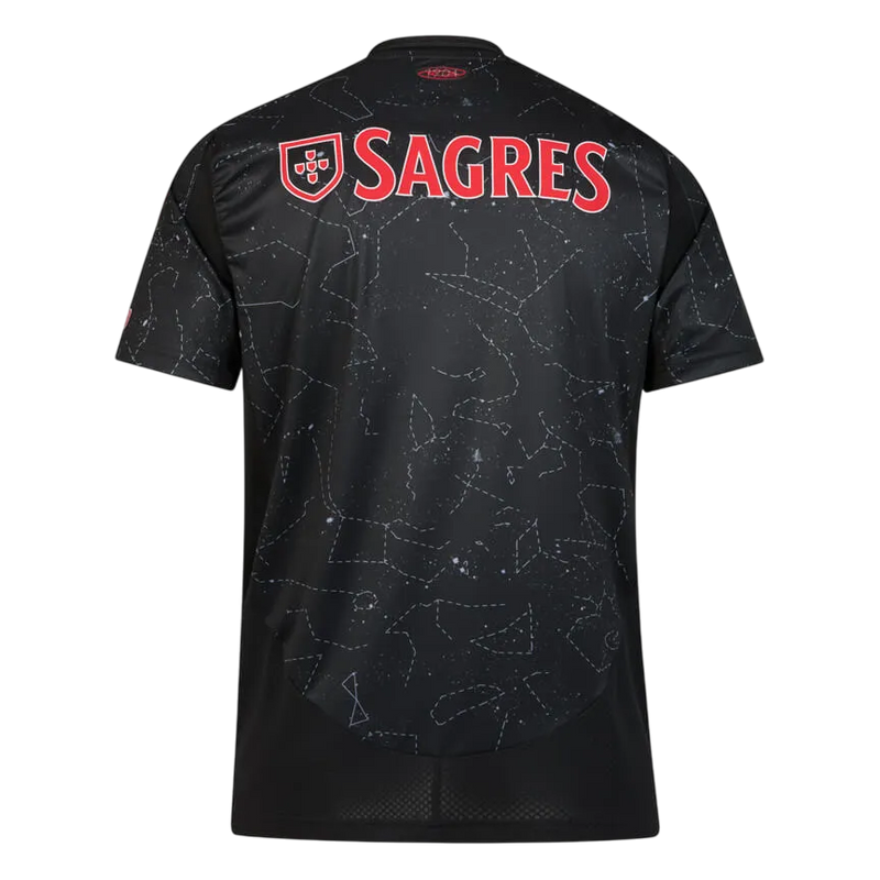 Camisa Benfica Away 24/25 Torcedor Adidas Masculina - Preta