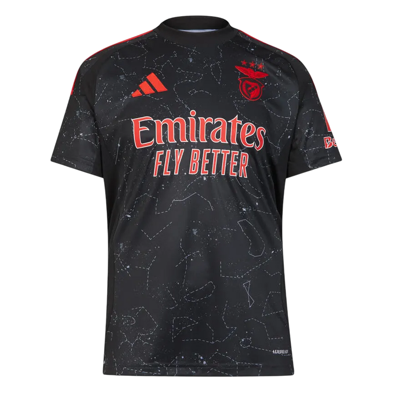 Camisa Benfica Away 24/25 Torcedor Adidas Masculina - Preta