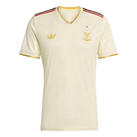 Camisa Flamengo Third 25/26 s/n° Torcedor Adidas Masculina - Creme