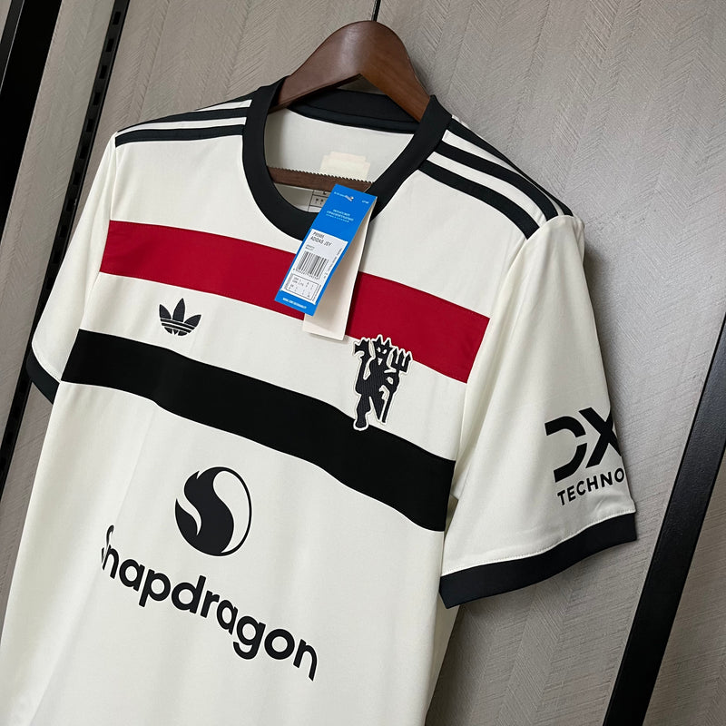 Camisa Manchester United Third 24/25 s/n° Torcedor Adidas Masculina - Branco