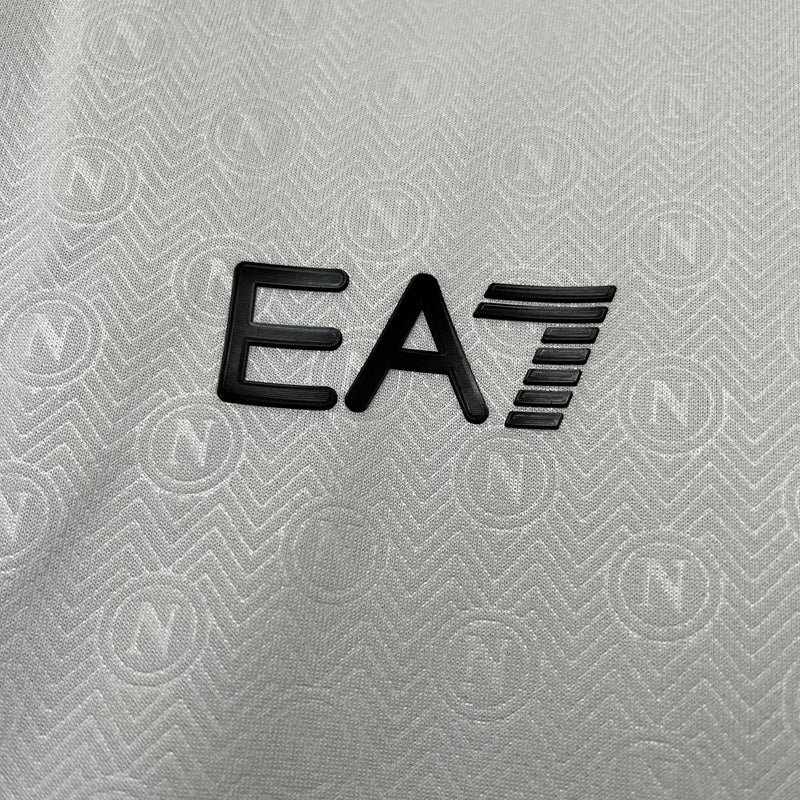 Camisa Napoli Away 24/25 Torcedor EA7 Masculina - Branca