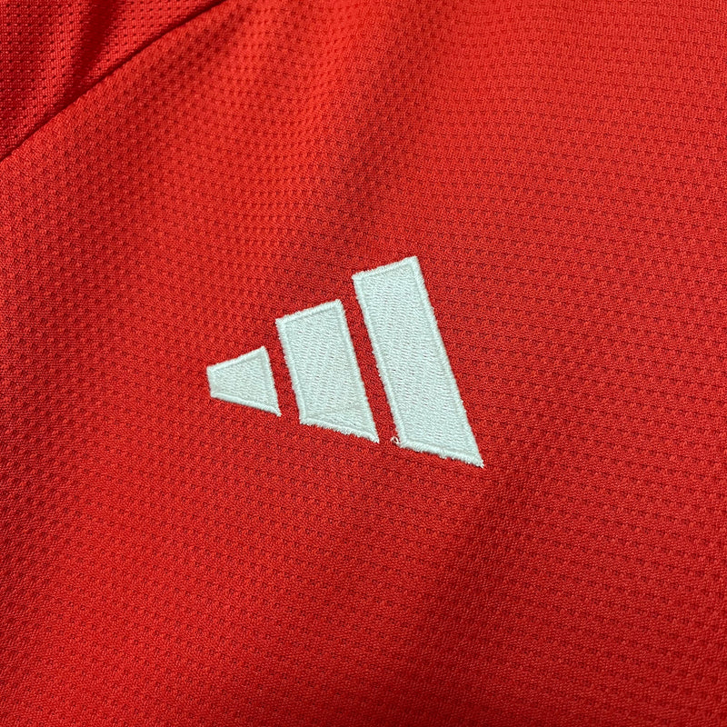 Camisa Internacional Home 25/26 Torcedor Adidas Feminina - Vermelha