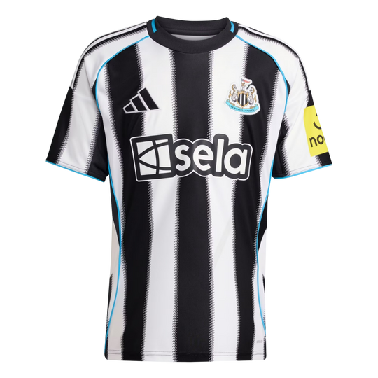Camisa Newcastle Home 25/26 Torcedor Adidas Masculina - Preta e Branca