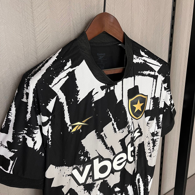 Camisa Botafogo Fourth 25/26 s/n° Torcedor Reebok Masculina - Branca e Preta (Cópia)