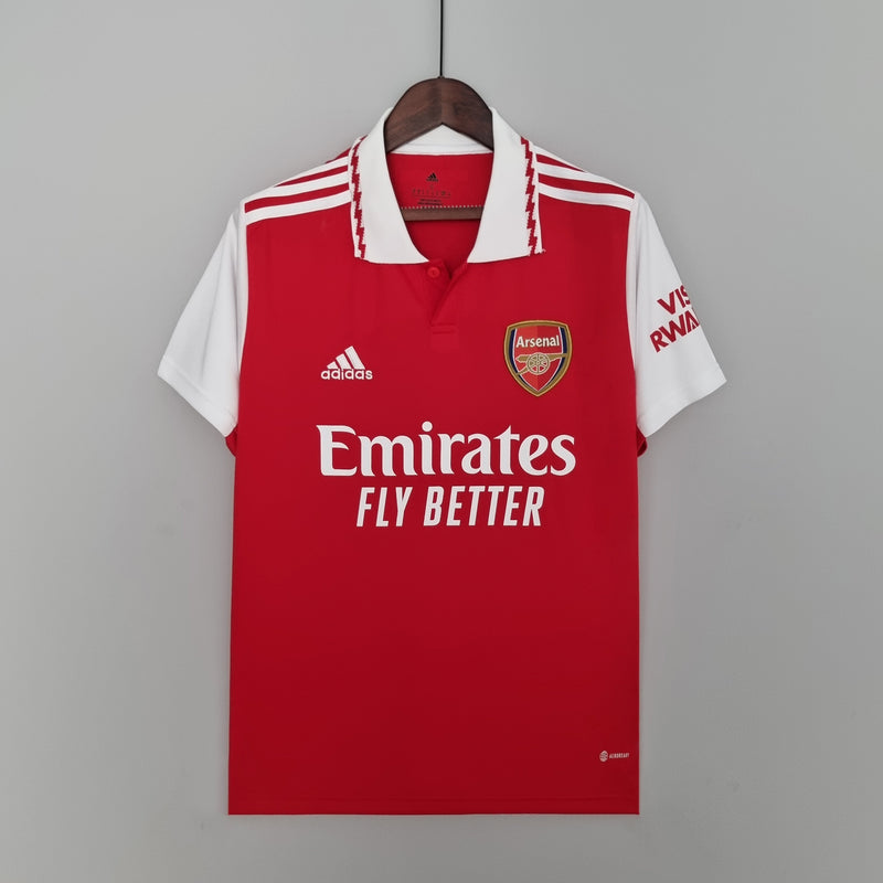 Camisa Arsenal Home 22/23 s/n° Torcedor Masculina - Vermelho