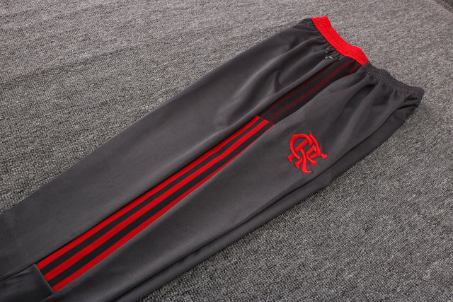 Conjunto Flamengo 21/22 Branca - Adidas - Com Ziper