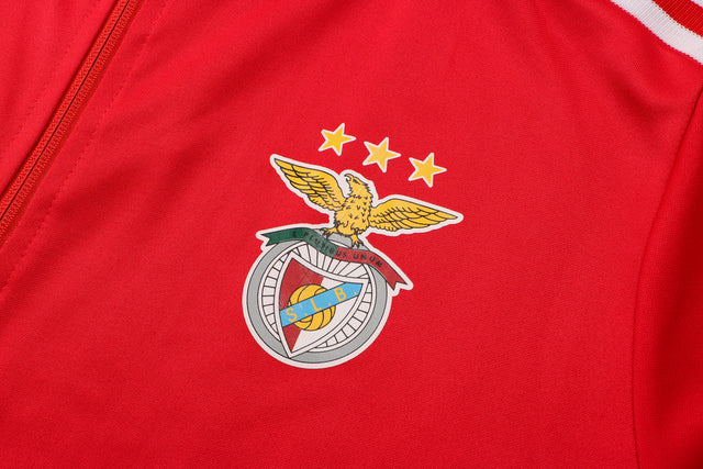 Conjunto Benfica 21/22 Vermelha - Adidas - Com Fecho