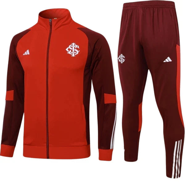 Conjunto Internacional 24/25 Adidas - Vermelho e Bordô