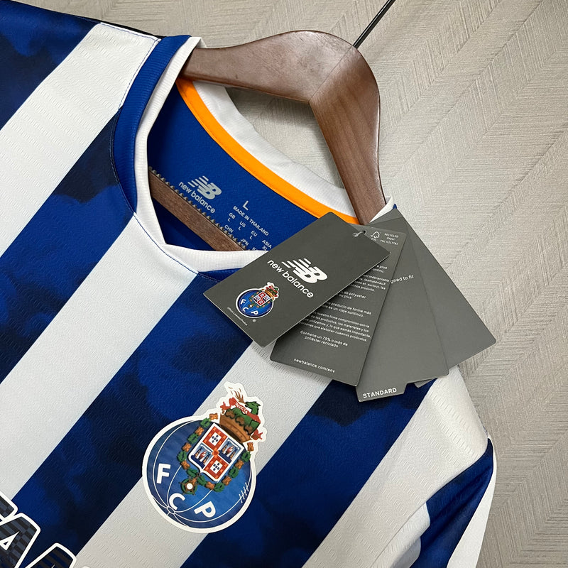 Camisa Porto Home 24/25 Torcedor New Balance Masculina - Azul