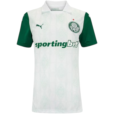 Camisa do Palmeiras Away 25/26 Torcedor Puma Feminina - Branca