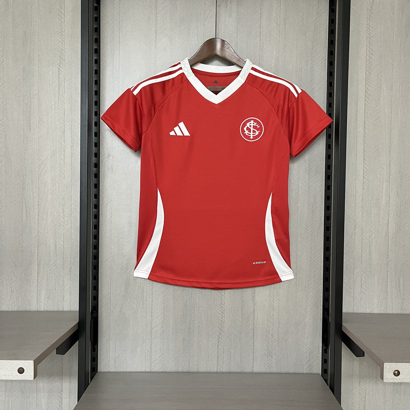 Camisa Internacional Home 25/26 Torcedor Adidas Feminina - Vermelha