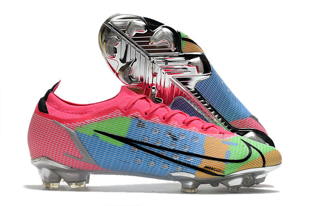 Chuteira Campo Nike Mercurial Vapor 14 Elite FG - Colorido