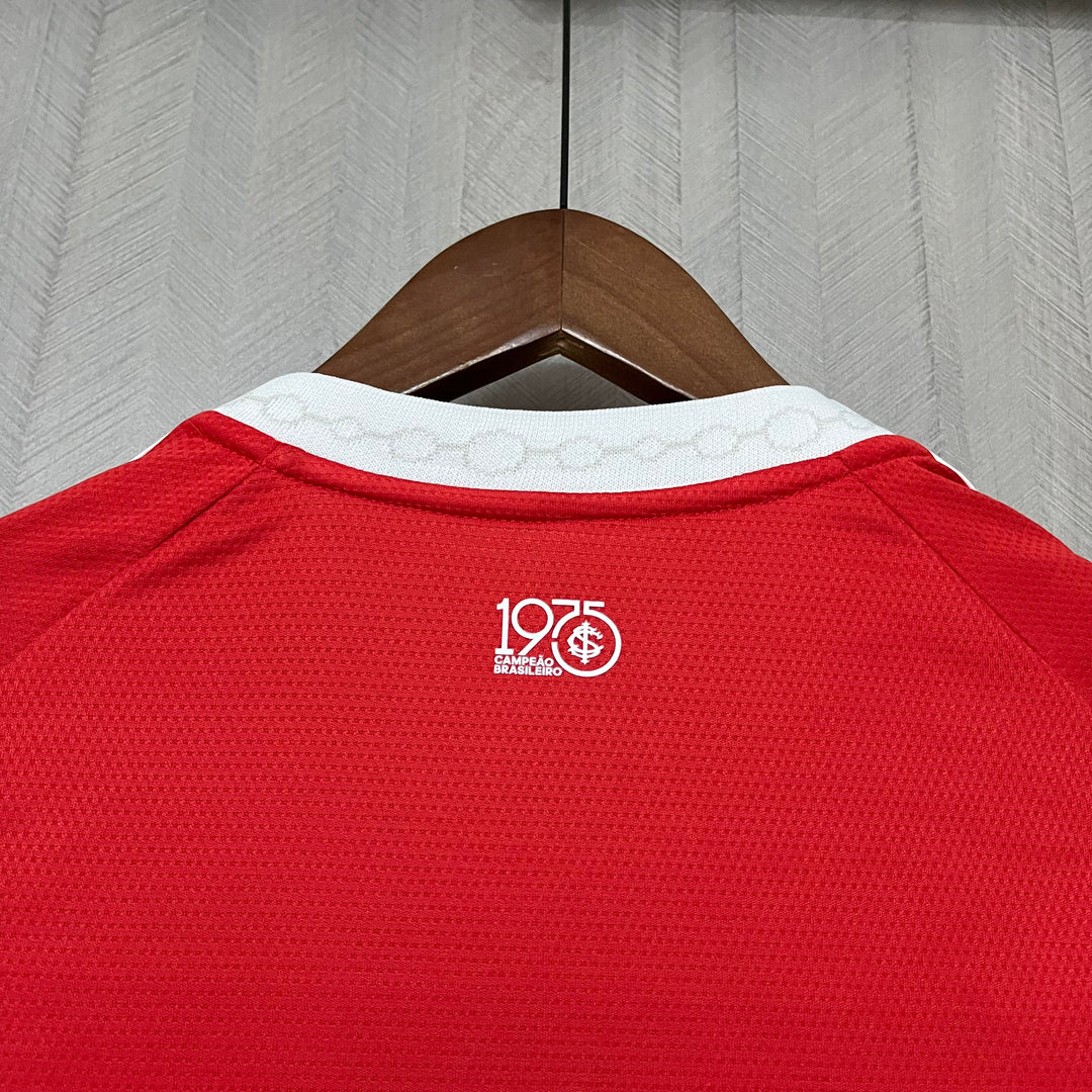 Camisa Internacional Home 25/26 Torcedor Adidas Feminina - Vermelha