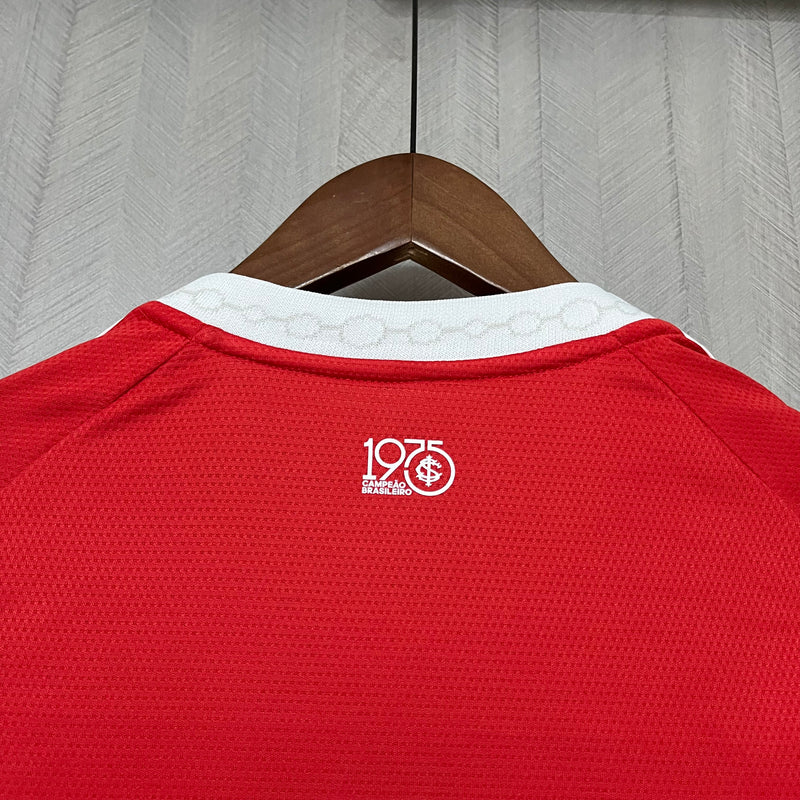 Camisa Internacional Home 25/26 Torcedor Adidas Feminina - Vermelha