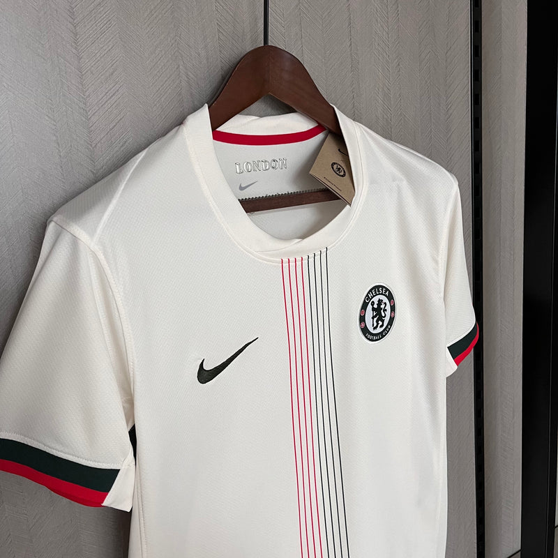 Camisa Chelsea Away 25/26 Torcedor Nike Masculina - Branca