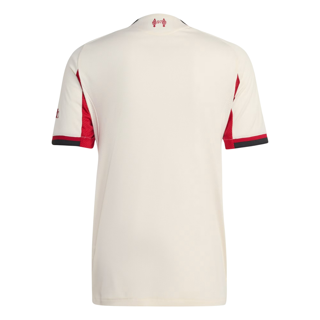Camisa Liverpool Away 25/26 Jogador Adidas Masculina - Bege