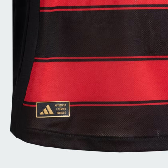 Camisa Flamengo Home 25/26 Jogador Adidas Masculina - Vermelha e Preta