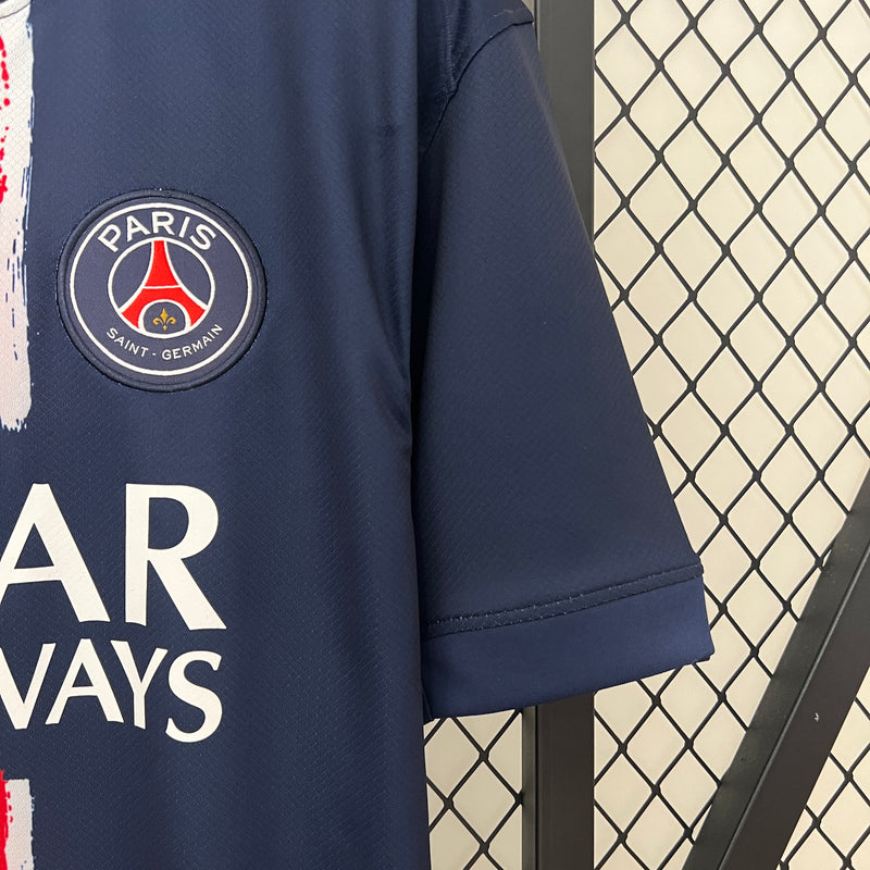 Camisa PSG Home 24/25 s/n° Torcedor Masculina - Azul