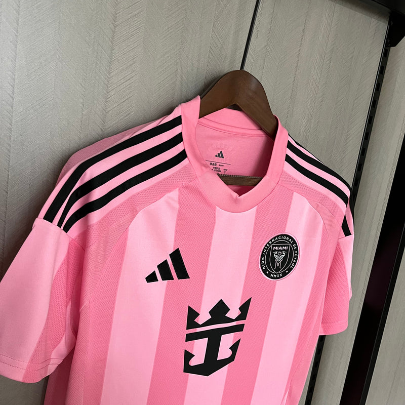 Camisa Inter Miami Home 25/26 Torcedor Adidas Masculina - Rosa
